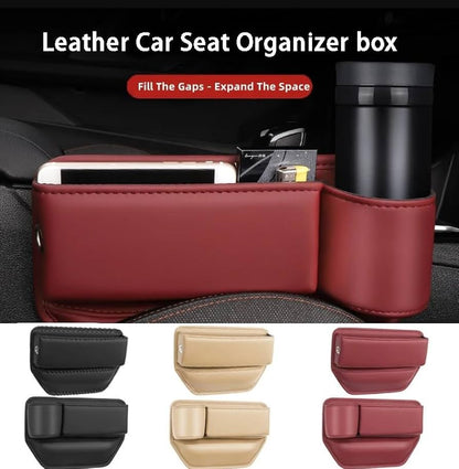 Car leather cup holder gap bag