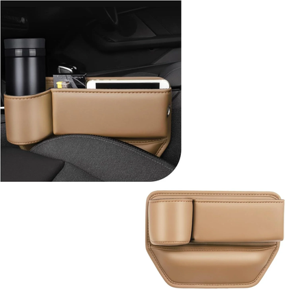 Car leather cup holder gap bag